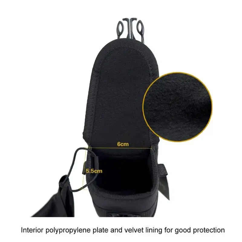 ONETIGRIS Estuche rígido táctico Molle para gafas con hebilla, caja para gafas de sol, caja protectora a prueba de golpes para almacenamiento de gafas - imagen 4