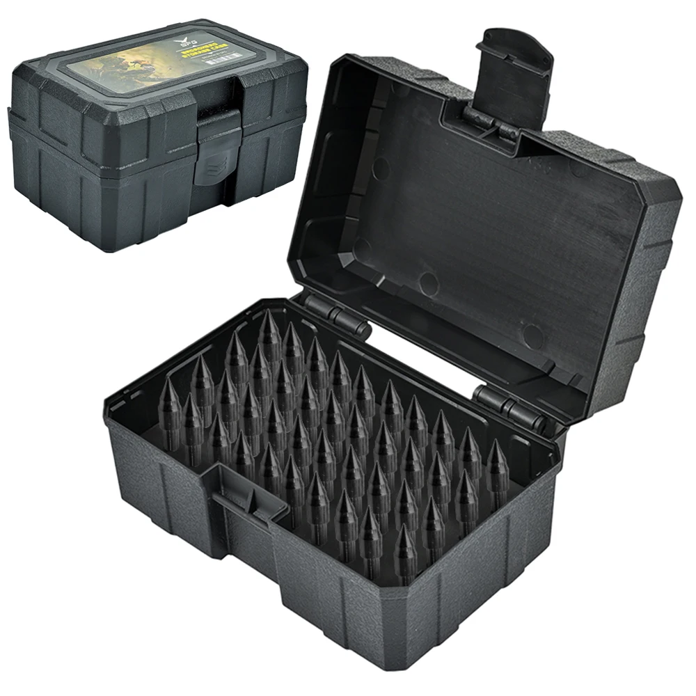 Caja de Almacenamiento para Puntas de Flecha, Contenedor de Puntas de Flecha, Estuche Rígido de ABS, Organizador de Puntas de Flecha, Soporte para Flechas para Caza con Arco