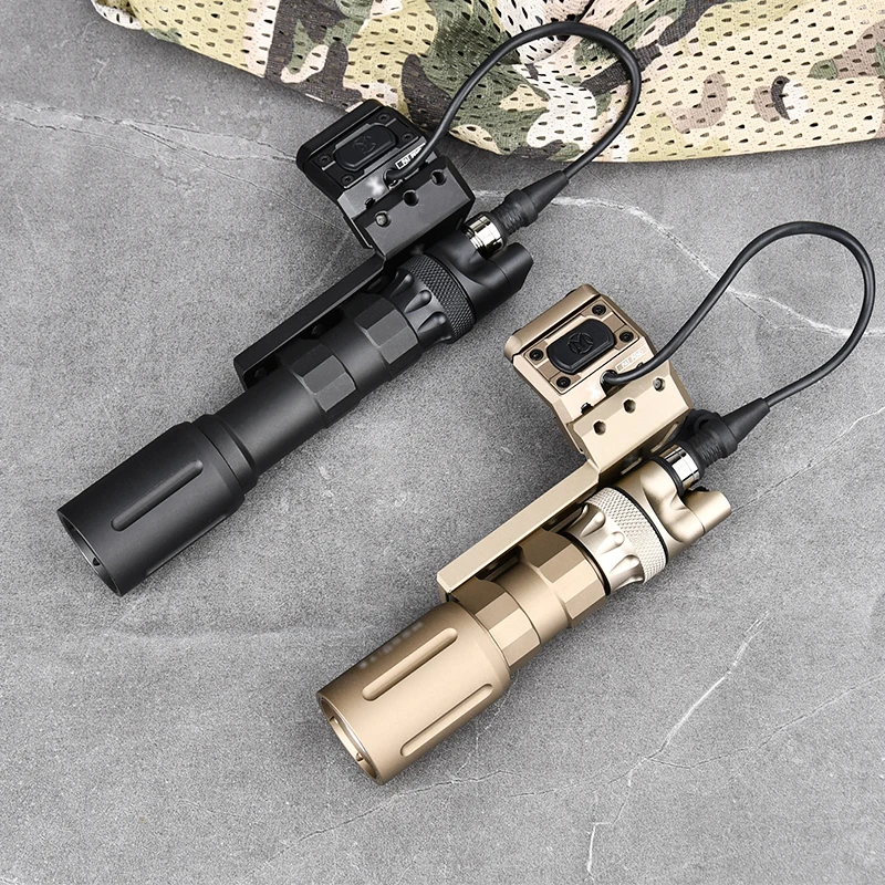 Linterna Modlit táctica PLH V2, alta potencia, 1300 lúmenes, PLH-V2, luz exploradora, interruptor Modbuttn, Base de montaje de luz, equipo de arma Airsoft - imagen 3