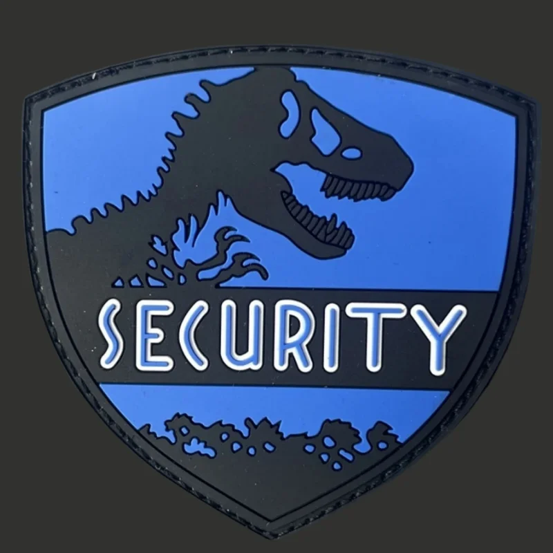Parche táctico PVC dinosaurio Security – Insignia militar velcro - imagen 2