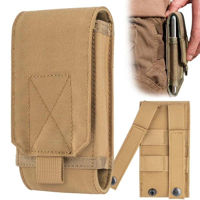 Bolsa de transporte táctica Molle, artículos pequeños, caza, tiro, Camping al aire libre, EDC, bolsa pequeña, riñonera, bolsa para teléfono móvil - imagen 4