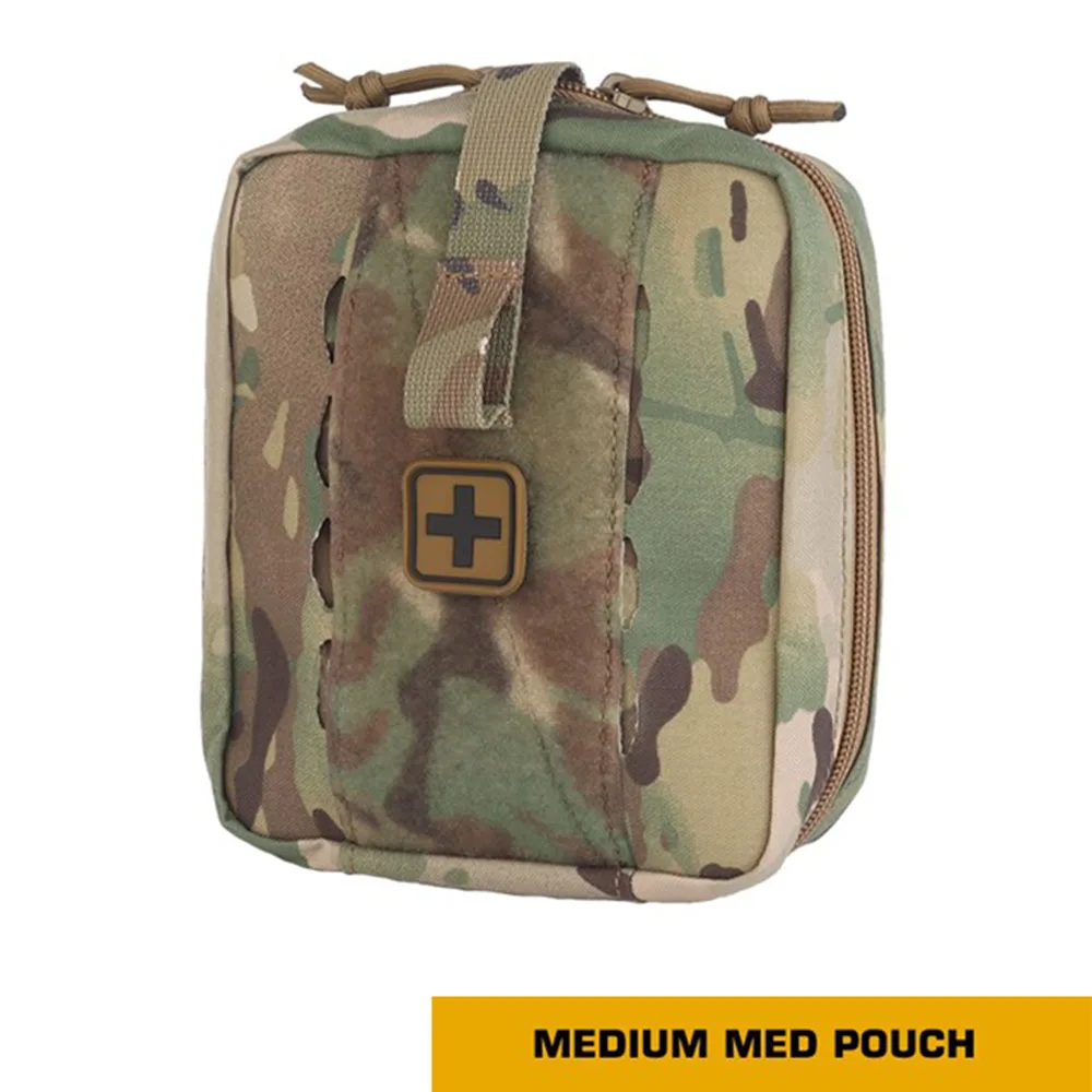 Chaleco táctico Molle, bolsa mediana de emergencia, bolsa de primeros auxilios EMT, Kit de traumatología de gran capacidad, organizador de liberación rápida Med - imagen 3
