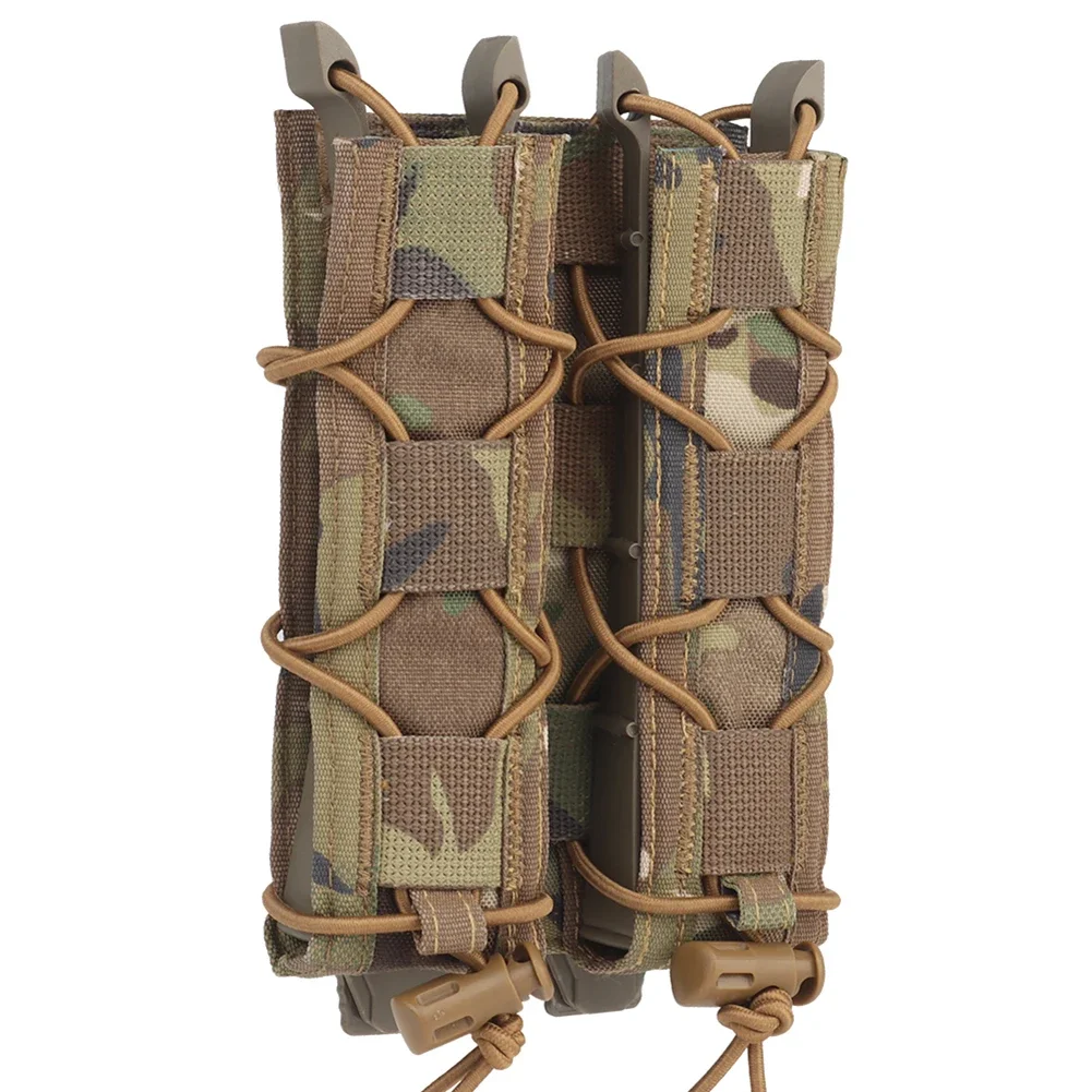 Bolsa larga de doble imán tipo Tigre, portador de revista Molle para pistola de linterna, Mag extendido, UMP9, UMP40, UMP45, MP5, MP9, MP10, MPX - imagen 2