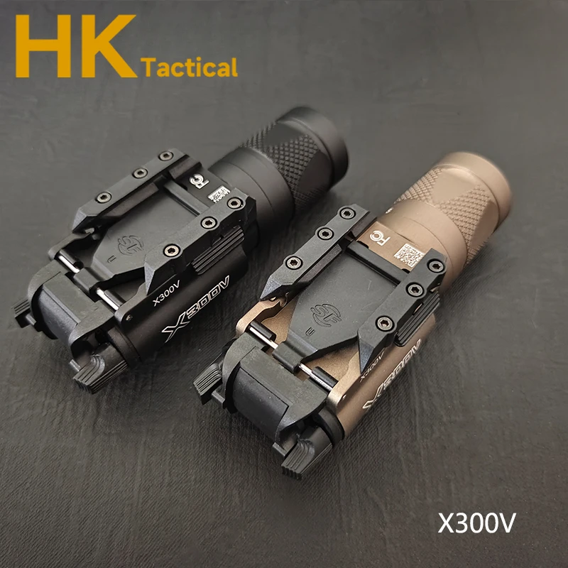 SF táctico X300 X300U Ultra X300V XH35 pistola de Metal luz LED estroboscópica compatible con riel de 20mm armas Airsoft linterna de caza - imagen 4