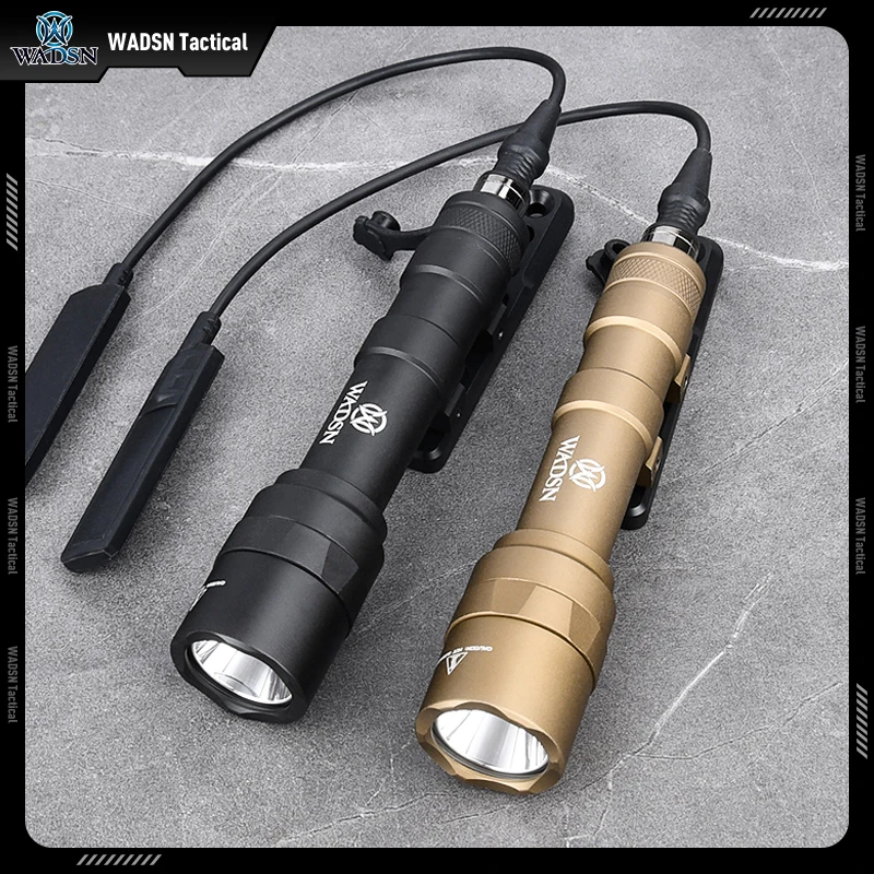 Nueva actualización de la tienda táctica WADSN M600U juego de linterna de caza 600 lúmenes M600u lámpara de exploración de arma con montaje de Metal Mlok Keymod - imagen 3