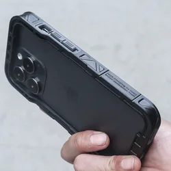 Funda táctica anticaída MagSafe para iPhone 14/15 Pro Max y Plus