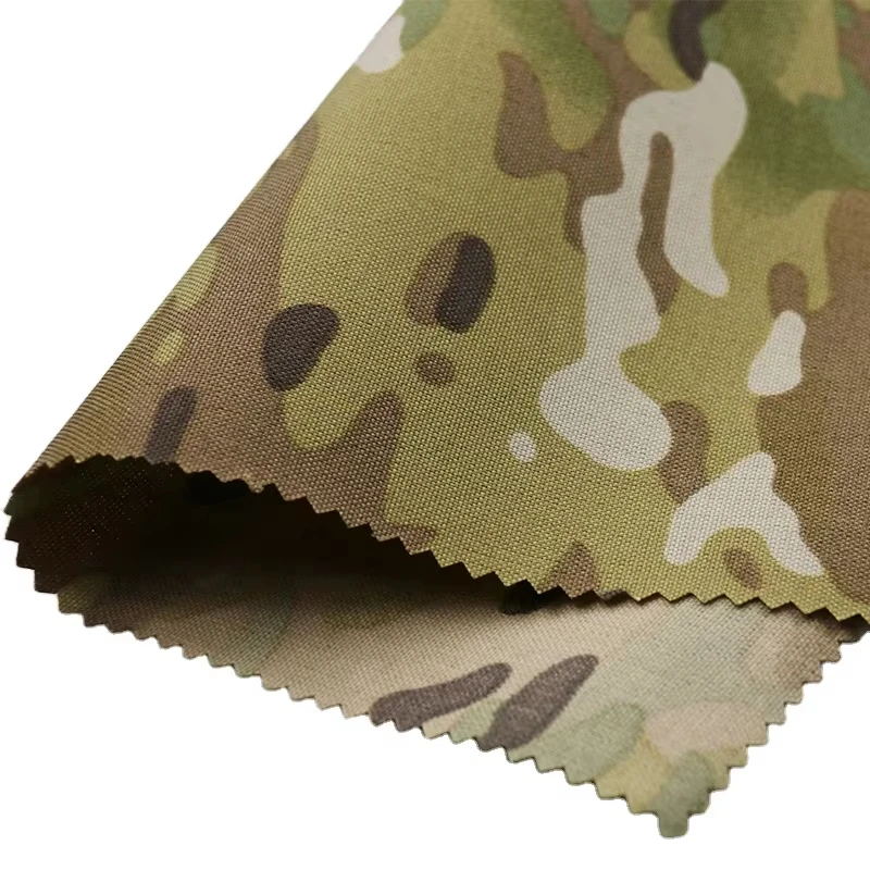 1,5 m de ancho 500D/1000DTactical Nylon IRR tela de camuflaje antiinfrarrojo impermeable duradero Multitarn Flecktarn - imagen 5