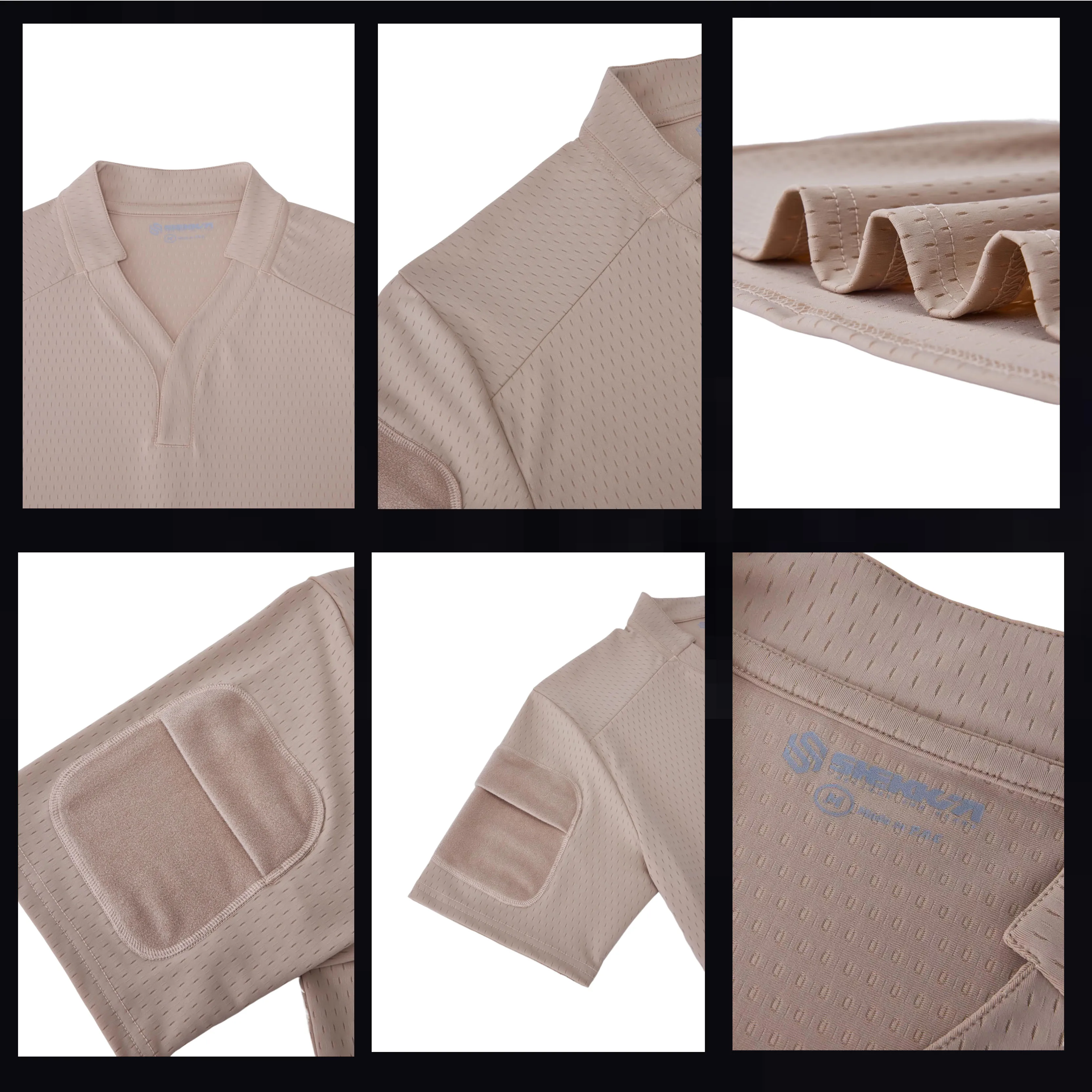 Shekkingears Camiseta de rugby estilo velocidad Camiseta táctica de manga corta de secado rápido CAG Love - imagen 5