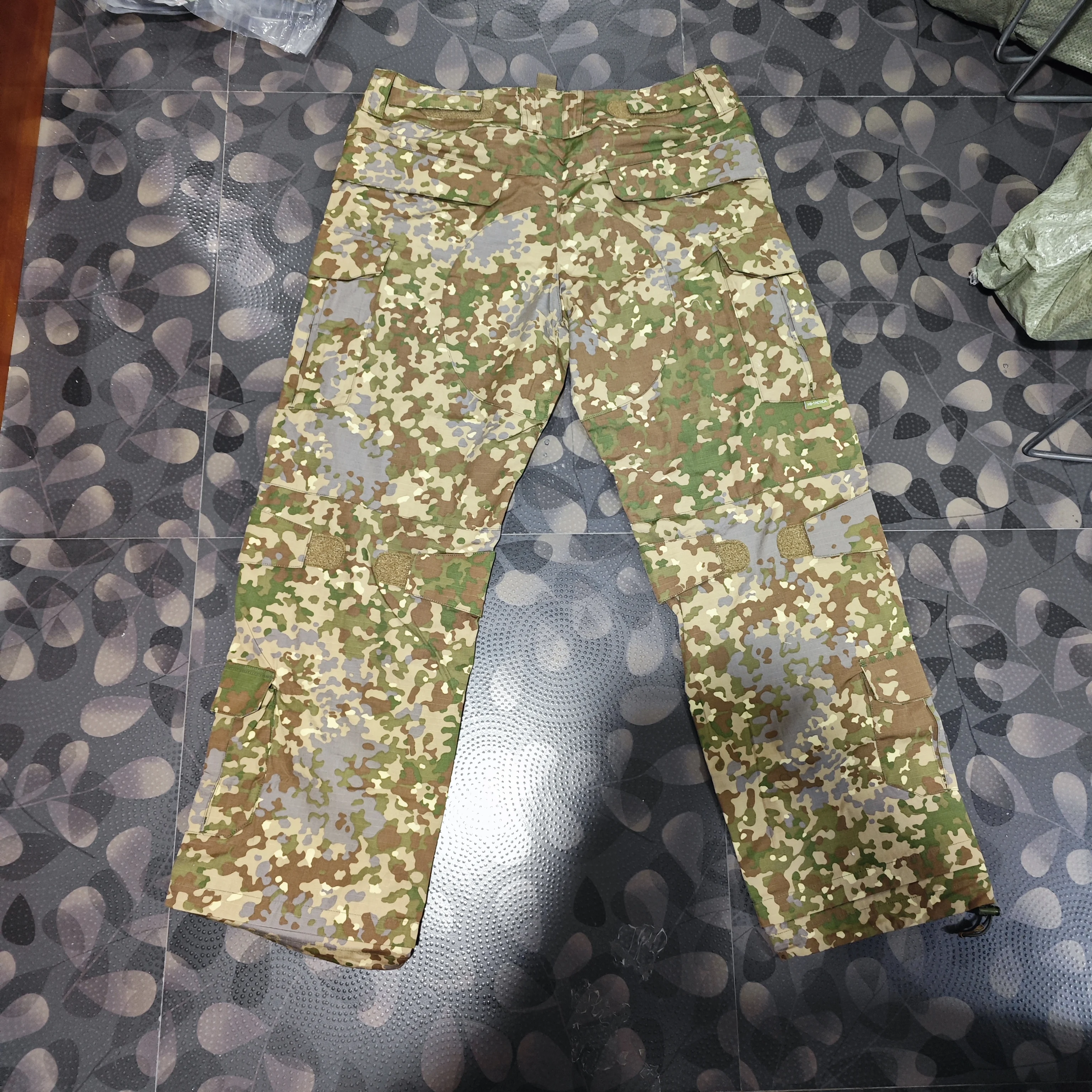 Traje táctico de caza estilo KSK Alemania Flecktarn camuflaje IRR entrenamiento de caza sigiloso - imagen 3