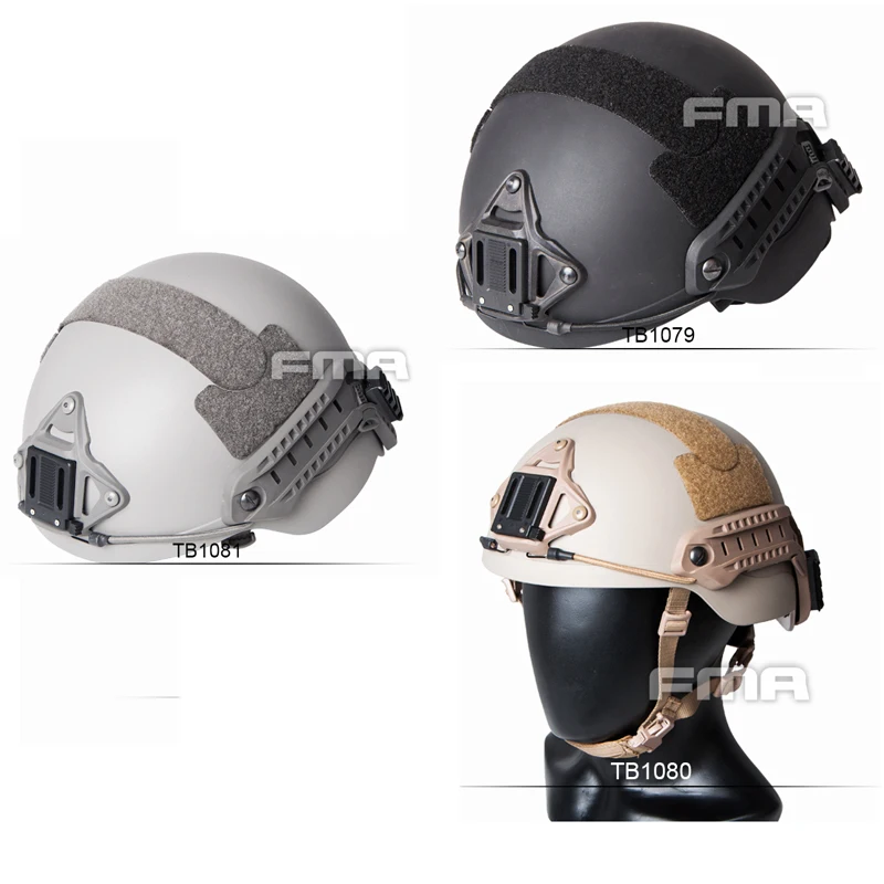 Casco FMA Sentry (XP) BK/DE/FG Casco protector táctico para exteriores CS caza Camping - imagen 2
