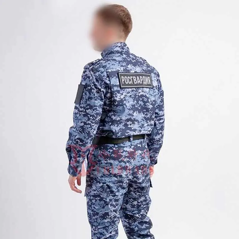 Uniforme de combate táctico para exteriores, ropa de las fuerzas especiales, Camuflaje Digital de puntos azules, primavera y otoño - imagen 2