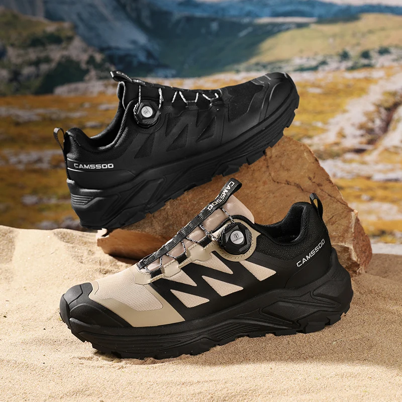 CAMSSOO, zapatos de senderismo para hombre, zapatos para caminar, calzado informal, zapatos de escalada para deportes al aire libre de primavera, zapatillas de Trekking, botines transpirables - imagen 2