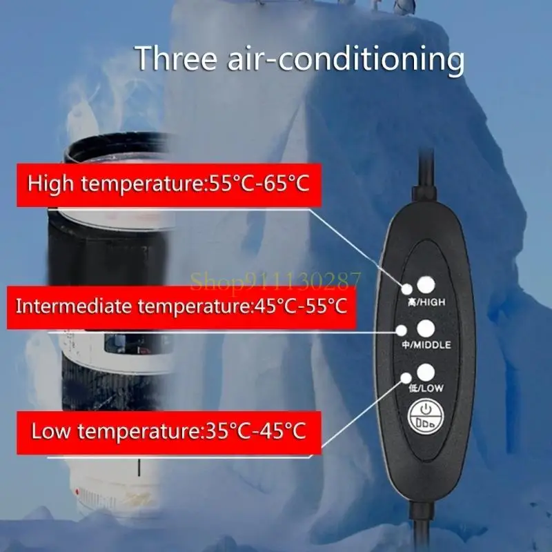 J1HC 3 Gear USB Cámara lente USB Lente Telescopio Anti-Condensation Heating Cinturón - imagen 5
