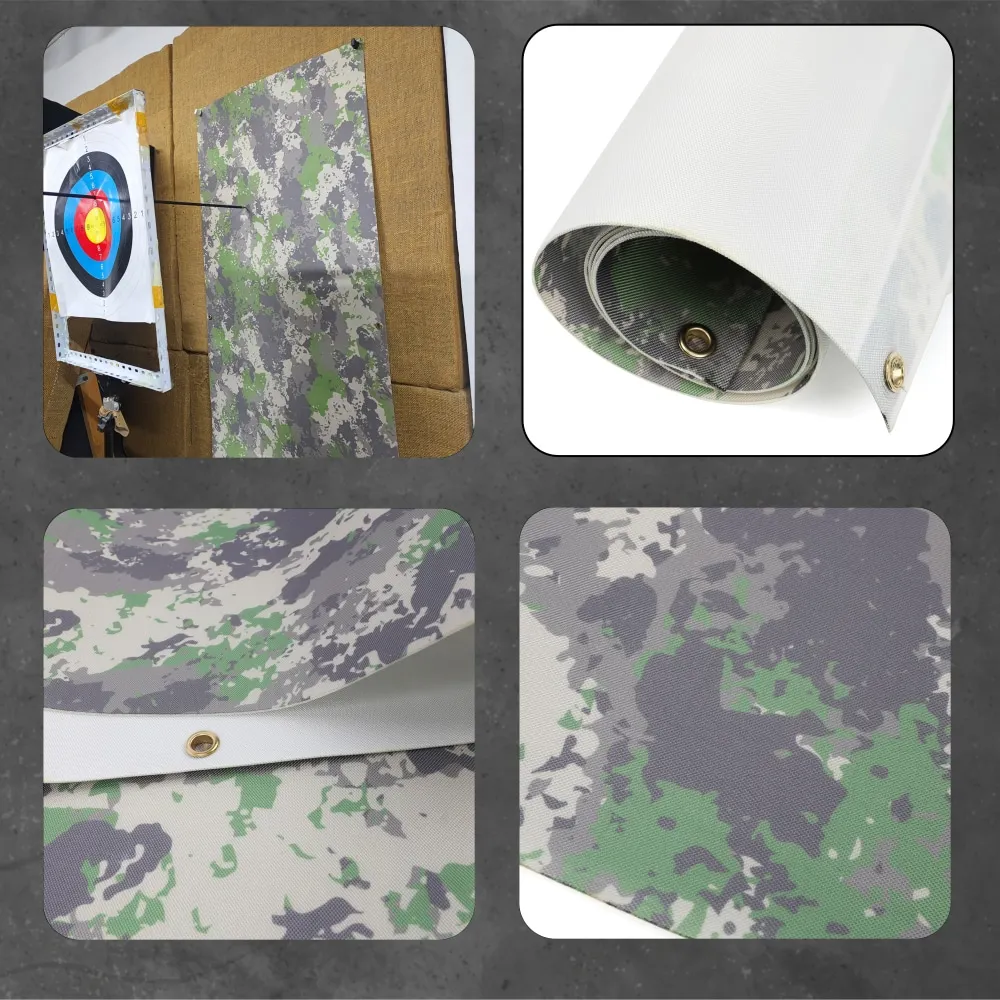 Tela de respaldo de 1,5 m de longitud, estera de red resistente, color negro/camuflaje, tiro con arco, práctica de entrenamiento, accesorios de caza - imagen 5