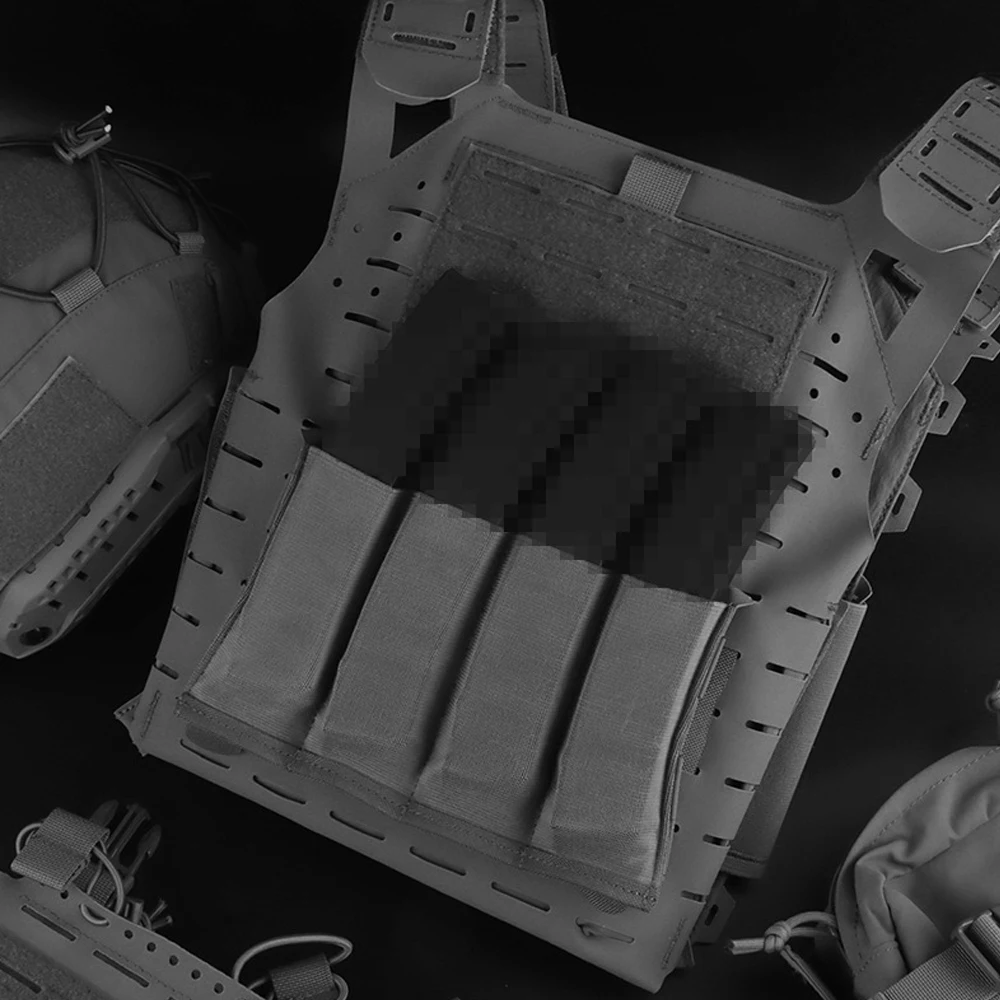 Bolsa magnética de 4 paneles, bolsa táctica MOLLE para revistas, bolsa organizadora de herramientas de utilidad, chaleco de bolsillo Mag de seguridad, bolsa de aparejo para el pecho, funda de caza - imagen 3
