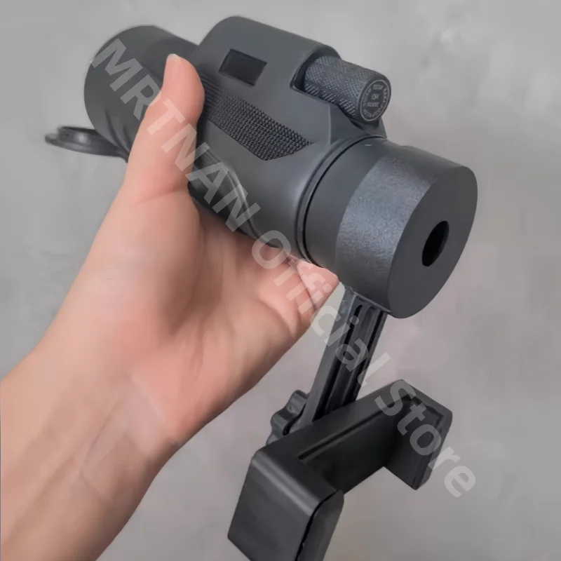 Potente telescopio Monocular HD 80X100 de 50000M, Zoom de largo alcance con trípode, Clip para teléfono para caza al aire libre, Camping y turismo