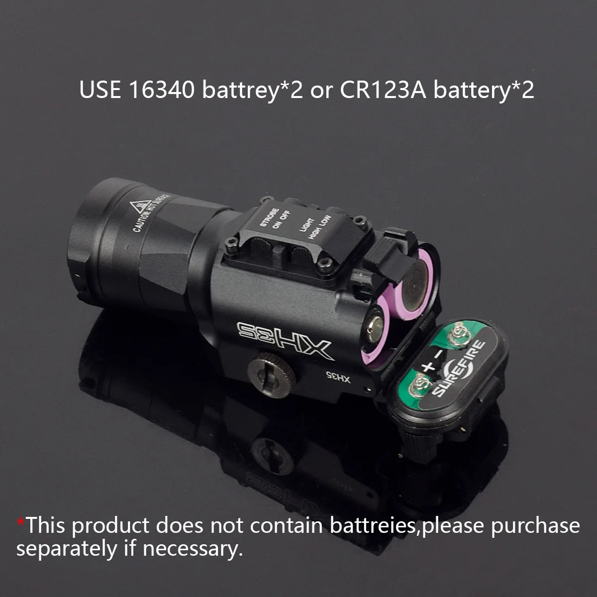 Pistola táctica Surefir X300 Ultra XH35 XH15, luz de explorador G17 G19, lámpara para pistola, estroboscópica para exteriores, armas LED, linterna, linterna - imagen 5