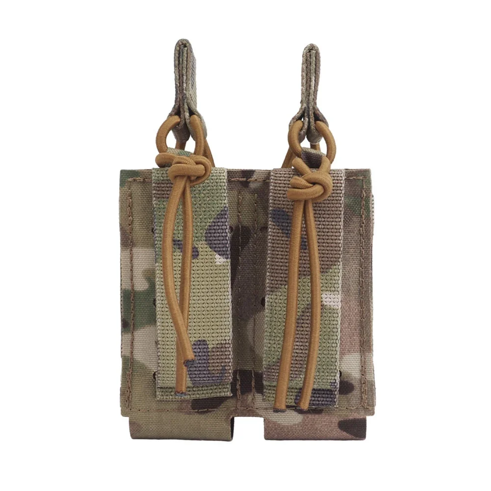 Assaulter-pistolera de doble bolsa, 9mm, 40, 45, portador de pistola de mano Mag Molle para equipo, cinturón, chaleco, Airsoft - imagen 4