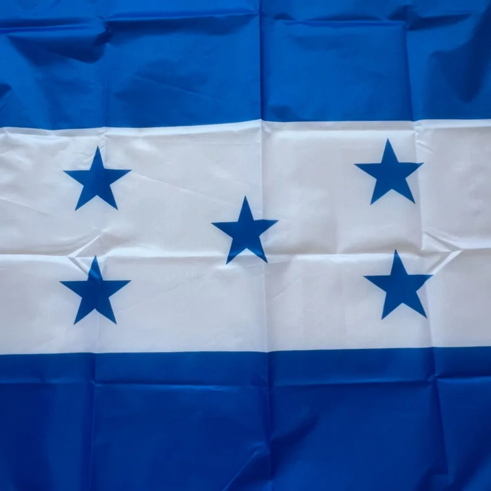 Bandera de Honduras 90X150cm Poliéster de ALTA calidad colgante HND HN Bandera de Honduras - imagen 3