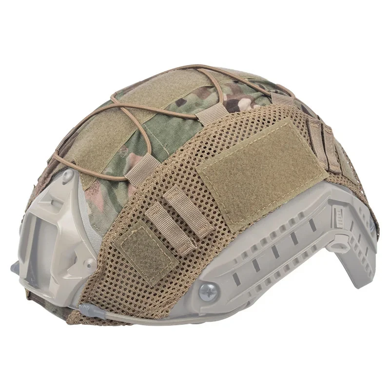 1 funda táctica para casco Fast MH PJ BJ Airsoft Paintball cubierta para casco del ejército accesorios militares protectores de casco - imagen 4