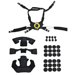Sistema acolchado casco táctico – Suspensión Dial ajustable con correa barbilla