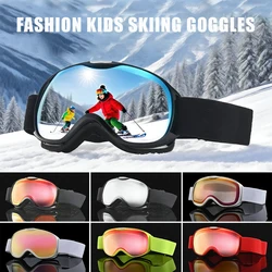 JSJM nuevas gafas de esquí fotocromáticas para niños, gafas antiniebla para niños, gafas de Snowboard, máscara de esquí doble UV400, gafas para nieve al aire libre