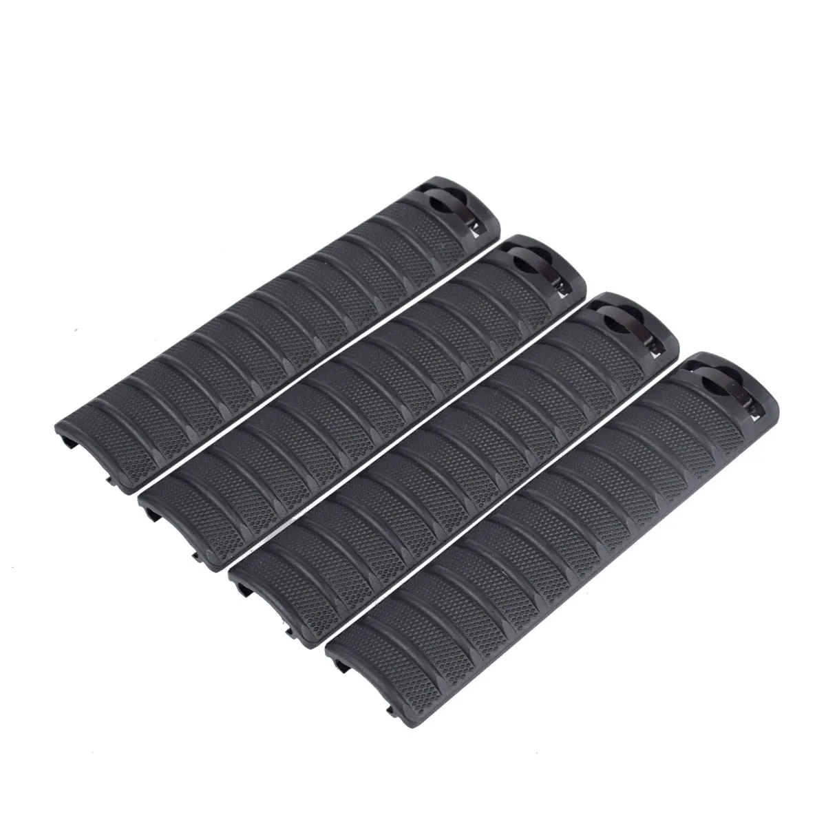 4 Uds. Paneles de riel KAC tácticos 20mm cubierta protectora de riel Picatinny componente antideslizante Airsoft caza AR-15 HK416 Gear - imagen 3