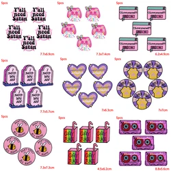 Parche termoadesivo Hip Hop letras rosa para planchar