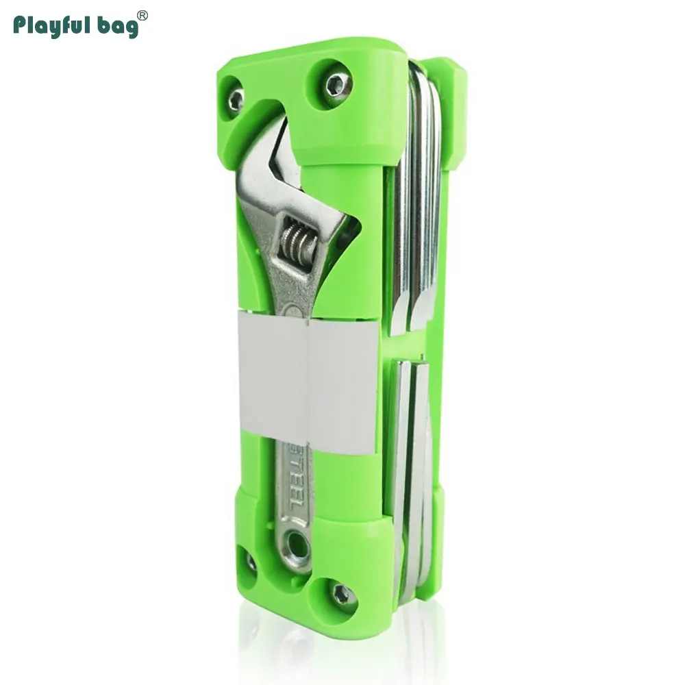 Herramienta combinada multifuncional para acampar al aire libre, herramientas de reparación de emergencia para motocicleta, llave hexagonal, equipo deportivo para ciclismo ATA10 - imagen 4