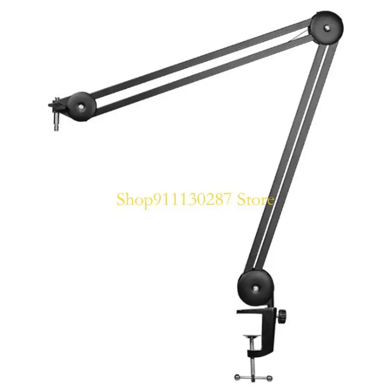 Soporte brazo articulado para micrófono J1HC, soporte micrófono Metal ajustable 360 ​​° resistencia para - imagen 2