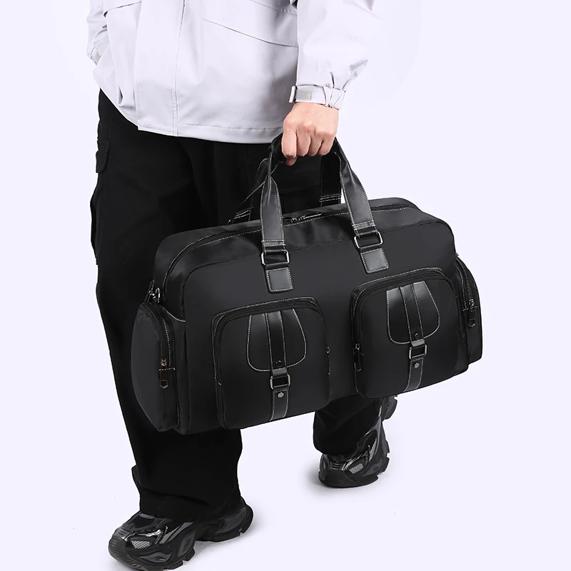 Bolsa multifuncional para gimnasio y Yoga, bolsa de equipaje deportiva para Fitness, viajes al aire libre, senderismo, Camping, bolso cruzado grande para natación - imagen 3