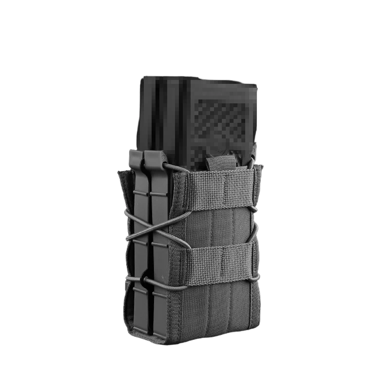 Revista de extracción rápida 5,56 7,62 de tamaño completo de doble capa estilo tigre con inserto MOLLE - imagen 4