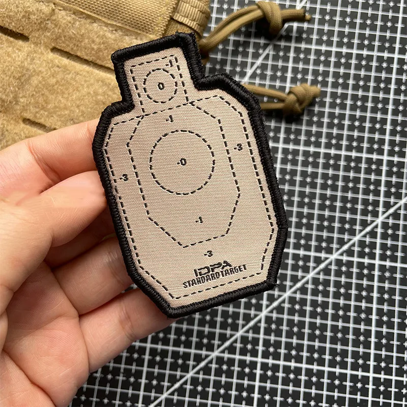 Soporte IDPA, parches bordados Ardtarget, terapia de grupo, 10 anillos, casco táctico, etiqueta tejida para decoración de bolsas de ropa - imagen 2