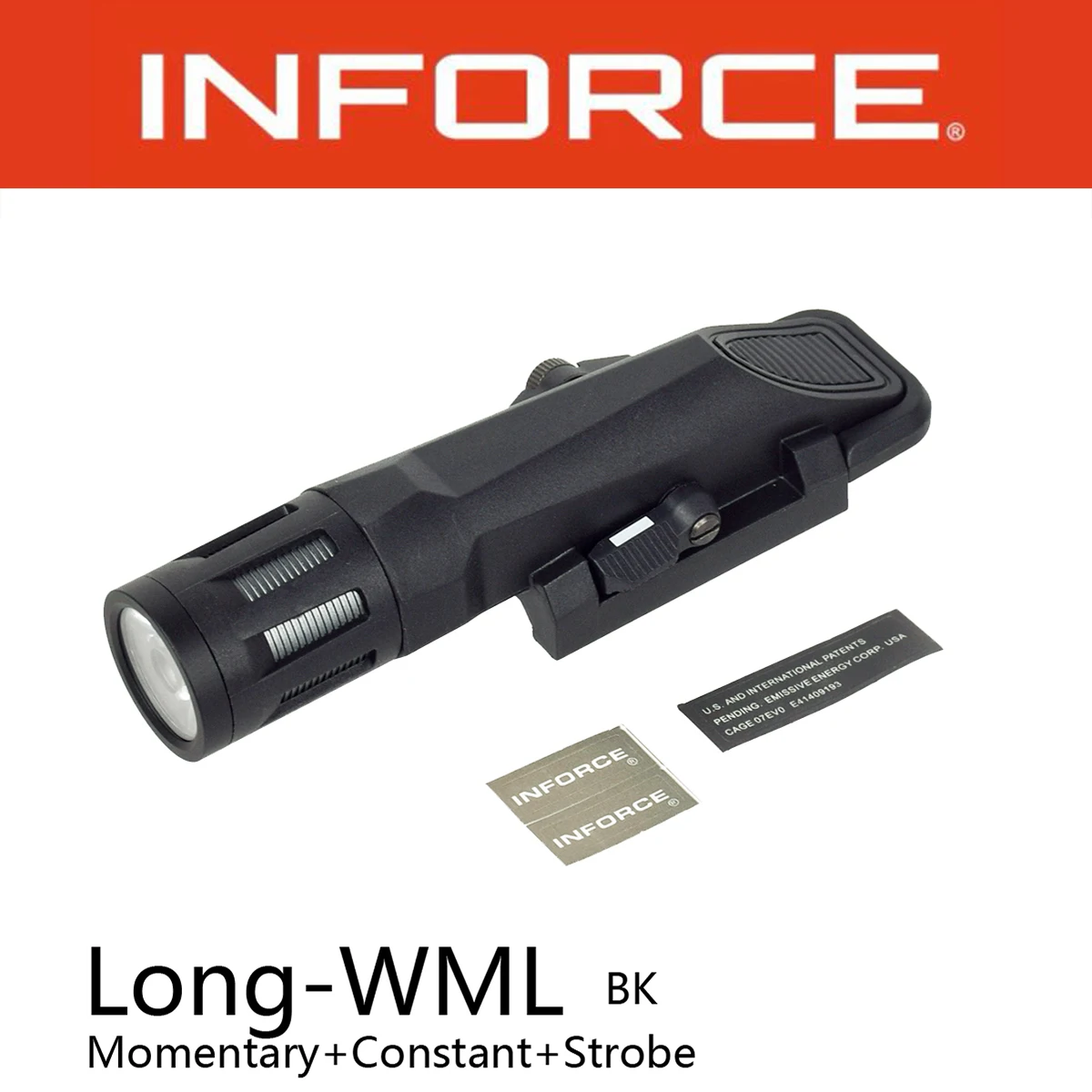 INFORCE WML GEN2 Linterna táctica LED 20mm – 400 lúmenes Airsoft - imagen 5
