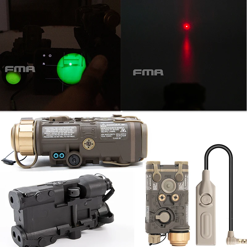 FMA Mini PEQ-NGAL luz LED láser IR táctico al aire libre