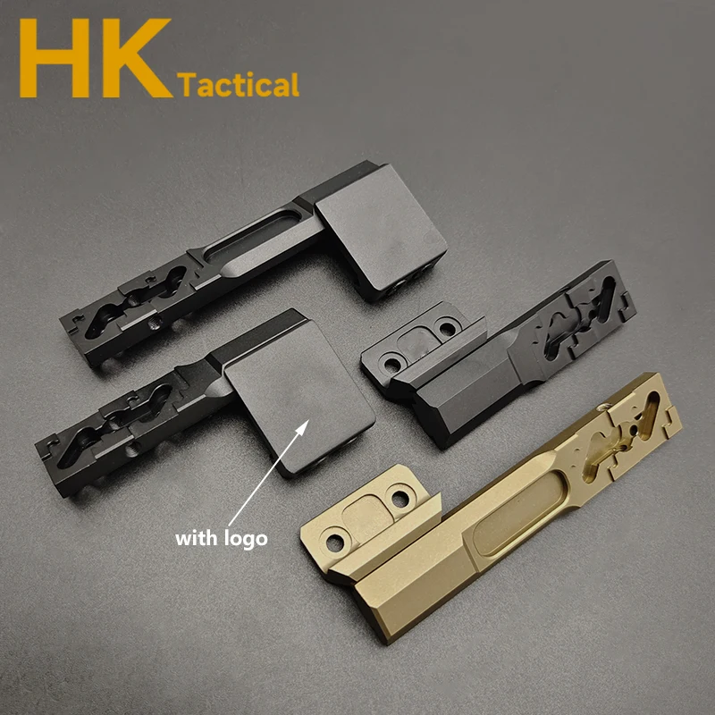 Base de luz de explorador de Metal Airsoft Surefir M300 M600 linterna montaje compensado compatible con MLOK 20mm Rail adaptador de arma de caza táctica - imagen 2