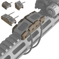 Base de interruptor de cable trasero para linterna táctica, para luz de caza SF PEQ15 NGAL láser SF/2,5, enchufe compatible con equipo de caza de carril Picatinny