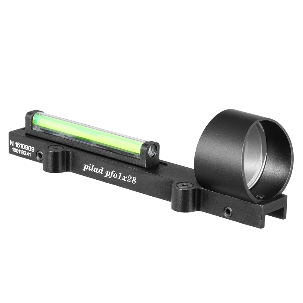 Mira holográfica de punto rojo y verde para caza, mira de peso ligero para escopetas, Riel de costilla, 1x28 - imagen 4