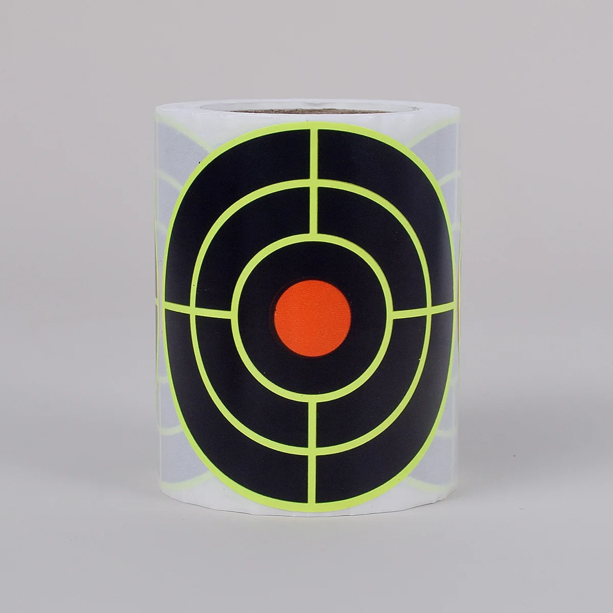 Amarillo 100 Uds. Pegatina autoadhesiva táctica para objetivo de tiro 7,6 cm salpicaduras reactivas práctica entrenamiento pegatinas de caza - imagen 2