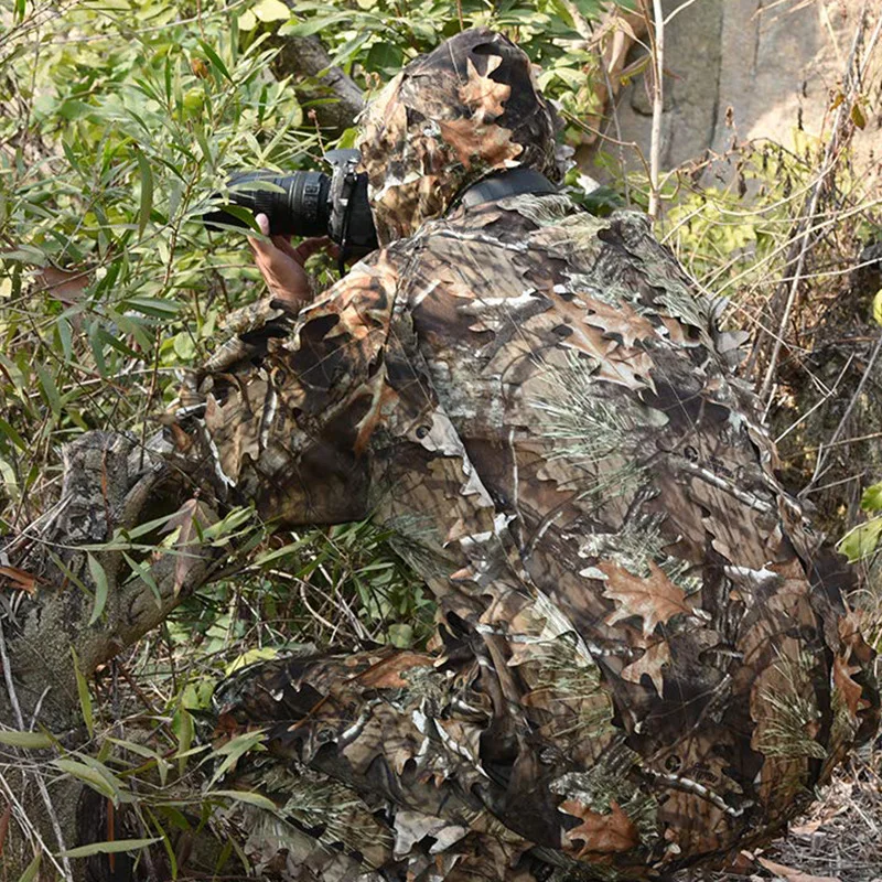 Ropa de camuflaje biónico Big Tree 2,0, fotografía al aire libre, observación de aves, caza, juego de entrenamiento CS, disfraz, traje Ghillie - imagen 3