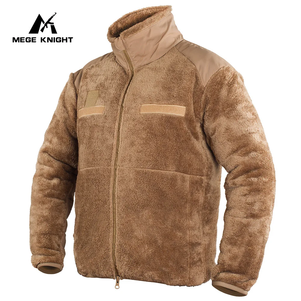 Mege-Chaqueta táctica de invierno para hombre, chaquetas térmicas militares de lana L5, abrigo cálido para deportes al aire libre del Ejército de EE. UU., senderismo, caza, combate, Airsoft - imagen 3
