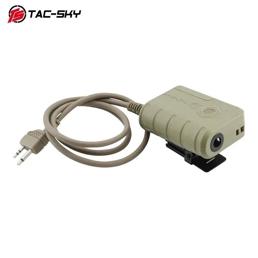 Adaptador PTT Bluetooth con enchufe de 2 pines MIDLAND, Compatible con auriculares de disparo tácticos COMTA SORID y walkie talkies MIDLAND - imagen 5