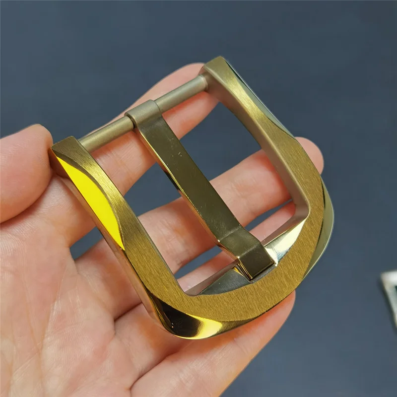 Hebilla de cinturón de titanio puro para hombre, hebilla de aguja, accesorios para cuero cabelludo, hebilla de cinturón de titanio sin óxido - imagen 2