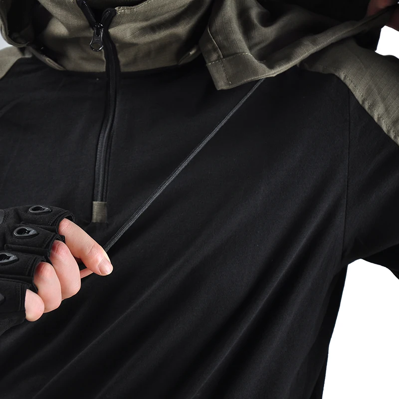 Pantalones de carga para hombre, uniforme militar táctico del ejército CP de EE. UU., camisas de combate de camuflaje, ropa de Camping al aire libre, ropa de caza Airsoft - imagen 5