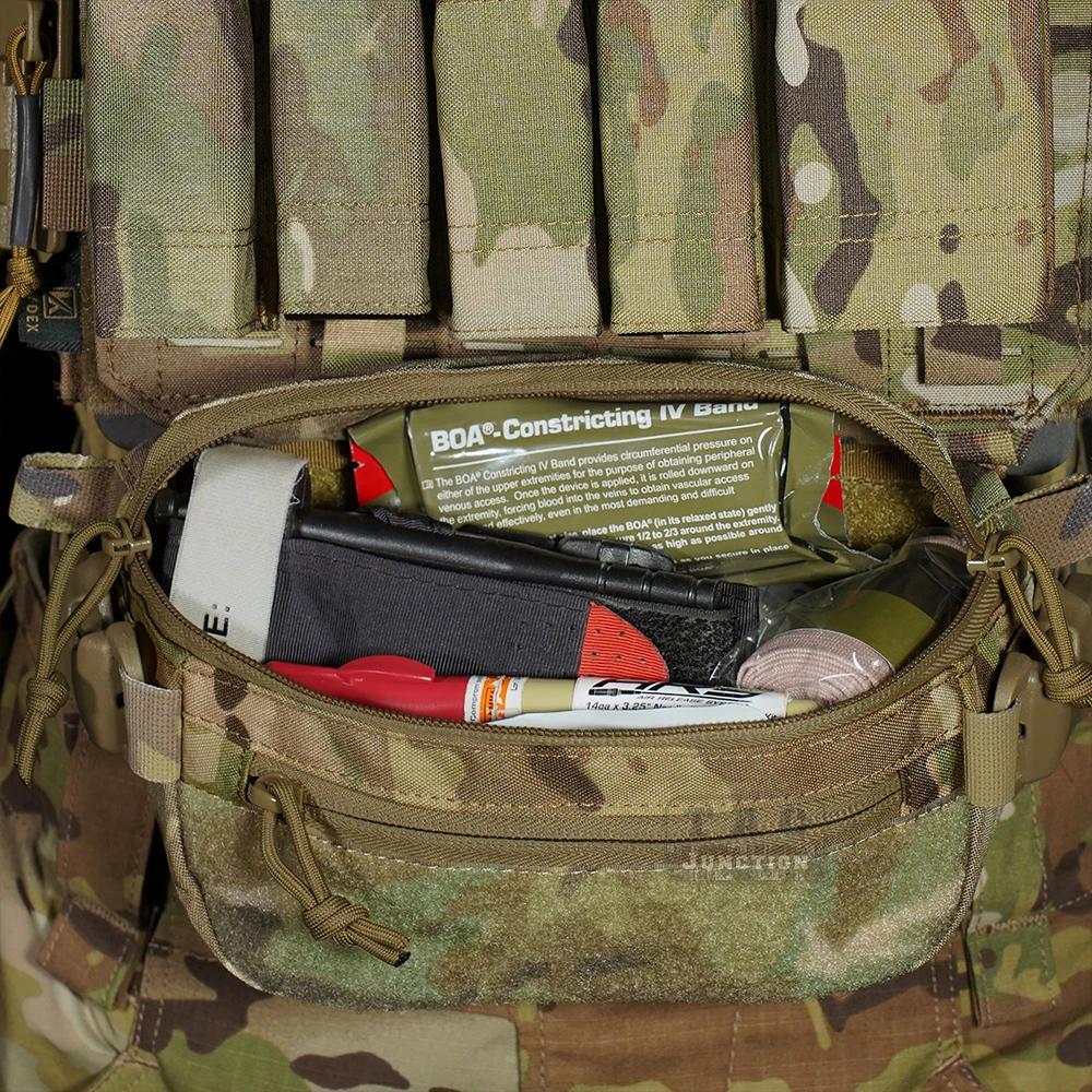 Bolsa táctica colgante 3 en 1, bolsa de almacenamiento para colgar, riñonera para chaleco, JPC, CPC, LBT, K19 - imagen 5