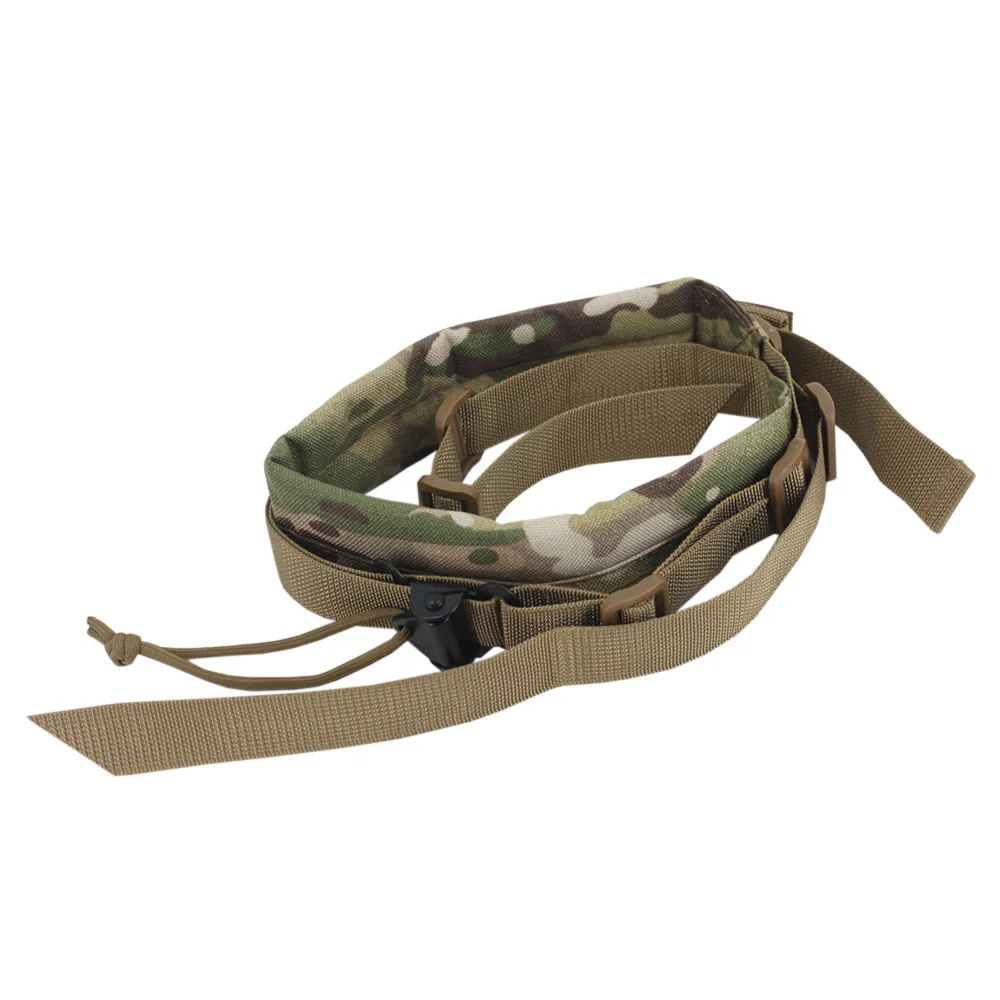 VULPO-cabestrillo para Rifle táctico, accesorio ajustable de separación rápida, 2 puntos, con almohadilla para el hombro, correa para Rifle de tiro, cuerda para pistola - imagen 4