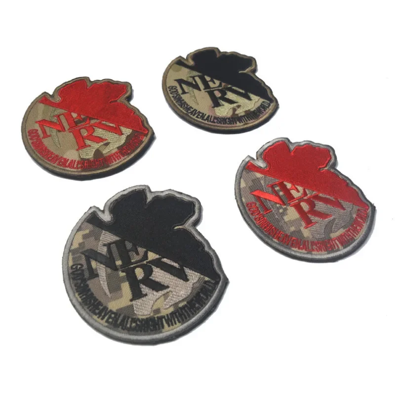 Evangelion EVA No. 1 parche bordado con gancho, bordado táctico, insignia de moral, parches, mochila, pegatinas para ropa - imagen 5
