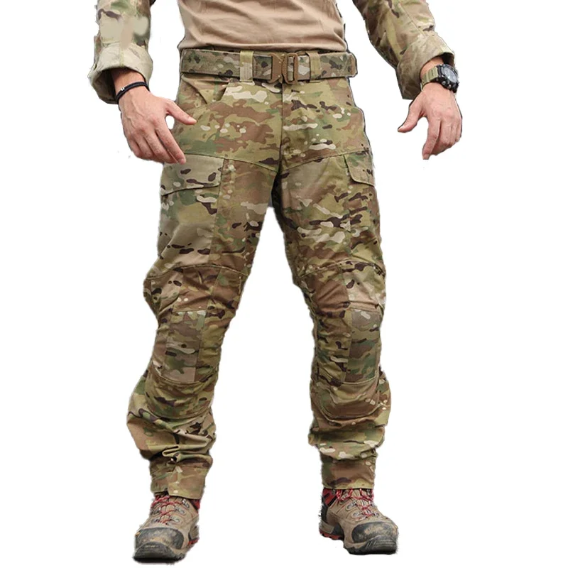 Emersongear, pantalones de asalto tácticos, pantalones Cargo para hombre, BDU, caza al aire libre, senderismo, combate, deporte, entrenamiento de ciclismo EM9315 - imagen 4