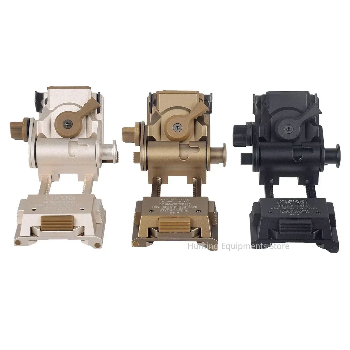 Metal L4 G24 Wilcox gafas de visión nocturna Stent para PVS15 PVS18 GPNVG18 gafas de visión nocturna soporte de casco rápido OPS con brazo J - imagen 3