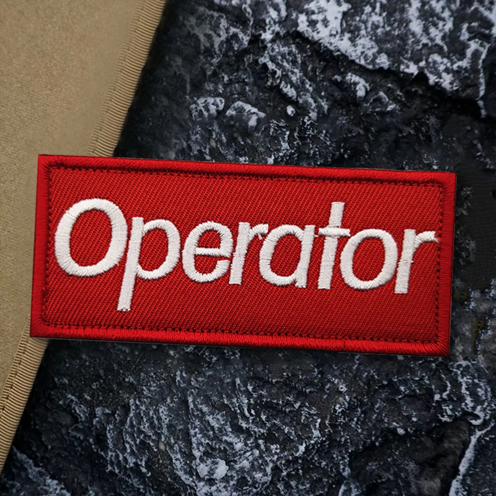 Operador divertido Meme táctico Velcros parche gancho y cierre de bucle-insignia de moral bordada militar para mochila Molle al aire libre